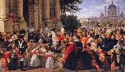 Infresso dell'Imperatore Francesco I d'Austria in Vienna il 16 luglio 1814, dopo la pace di Parigi unknow artist